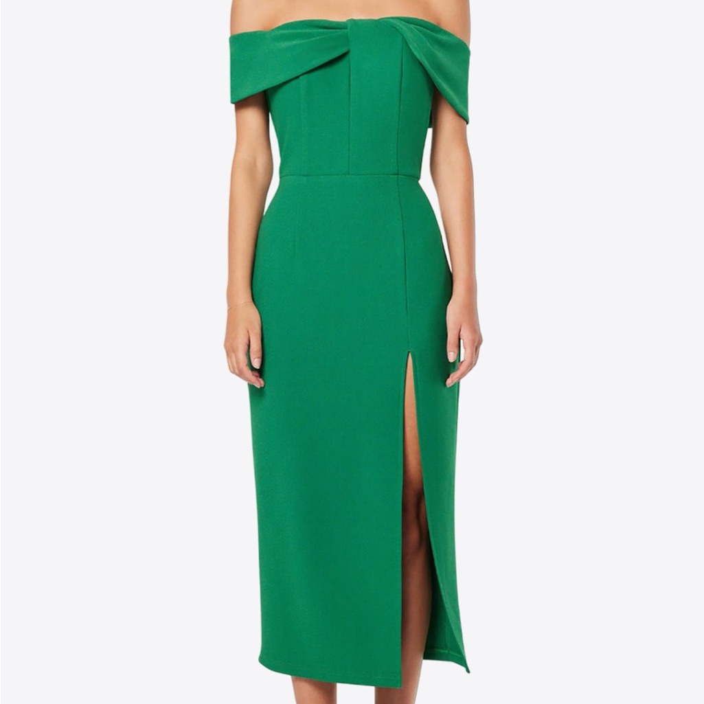 Elliatt Antique Dress In Jade M